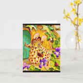 Notecard-kinder kunst-Beatrix Pottenbakker 30 Kaart (Gele Bloem)