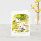 Notecard-kinder kunst-Beatrix Pottenbakker 5 Kaart (Gele Bloem)