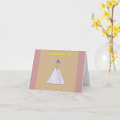 NOTECARD - Kleding maakt de vrouw... echt? Kaart (Gele Bloem)