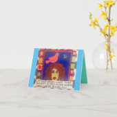 NOTECARD - LAAT JE RARE LICHT SCHIJNEN KAART (Gele Bloem)