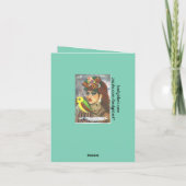 NOTECARD-LACH MET DE ZONDAARS KAART (Achterkant)