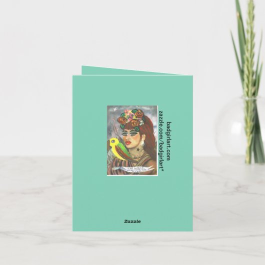 NOTECARD-LACH MET DE ZONDAARS KAART (Achterkant)