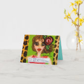 Notecard- Leeftijd fabelachtig, niet leeftijd-gepa Kaart (Gele Bloem)