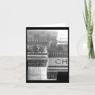 Notecard-liefde huis-Vintage Architectuur 2 van de Kaart