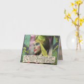 NOTECARD-LIVE UW LEVEN, VERANDERINGEN NEMEN. KAART (Gele Bloem)