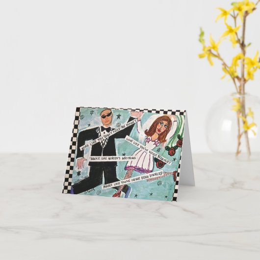 Notecard-LOVE ALSOF JE NOG NOOIT GEKWETST BENT Kaart (Gele Bloem)