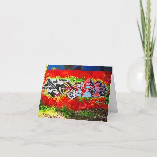 Notecard-Love Art House-Graffiti 3 Kaart (Voorkant)