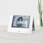 NOTECARD-MAN-SOMS SCHUINT U LEVEND MET HEN AF KAART (Achterkant)