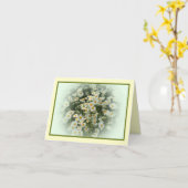 Notecard met BloemenDruk Kaart (Gele Bloem)