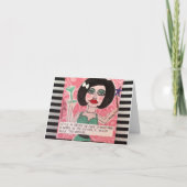 NOTECARD - MET EEN DRINK IN ÉÉN HAND KAART (Voorkant)