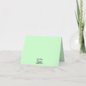 Notecard met Juniper Berries Kaart (Achterkant)