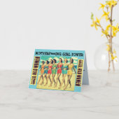 Notecard-Motherf***ing girl power. We hadden altij Kaart (Gele Bloem)