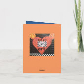 NOTECARD-MY DOET DE REPUBLIEK CRAZY BESTUUREN KAART (Achterkant)