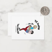 Notecard Notitiekaartje (Voorkant / Achterkant in situ)