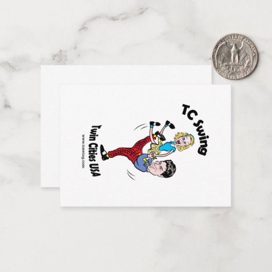 Notecard Notitiekaartje (Voorkant / Achterkant in situ)