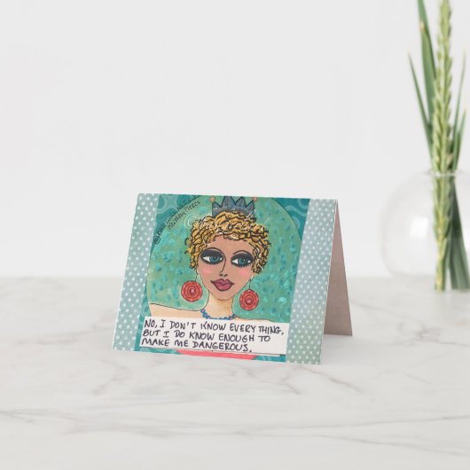 NOTECARD-NR, KEN IK ALLES NIET KAART (Voorkant)