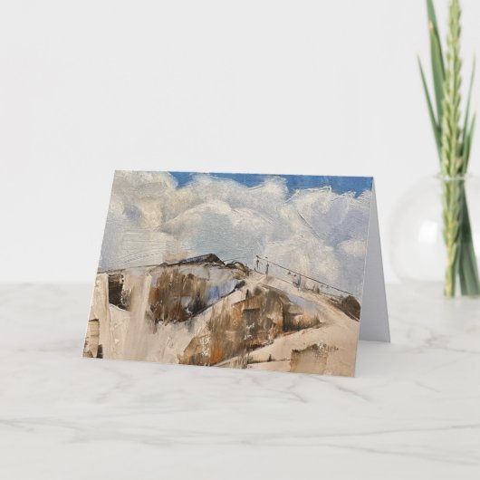 Notecard of Steamboat Springs Ski Lift Bedankkaart (Voorkant)