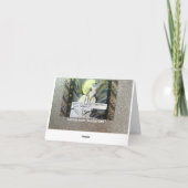 NOTECARD-OMARM DE FREAK DIE JE BENT. KAART (Achterkant)