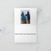 NOTECARD - ONZE HOOFDEN ZEGGEN GA NAAR DE SPORTSCH KAART (Binnen)