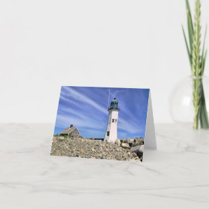 Notecard - Oude Scituate Lighthouse Kaart