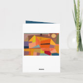 NOTECARD : PAUL KLEE : JOYFUL MOUNTAIN LANDSCAPE NOTITIEKAARTJE (Achterkant)