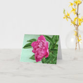 Notecard - Peony Kaart (Gele Bloem)
