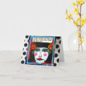 NOTECARD-ROAD MINDER GEREISD. KAART (Gele Bloem)