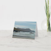 Notecard: Schots Zeegezicht Kaart (Voorkant)