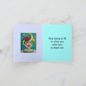 Notecard - SOMS MOET JE GEWOON Kaart (Binnen)