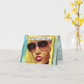 NOTECARD-SOMS VOELT MIJN LEVEN ALS KAART (Gele Bloem)