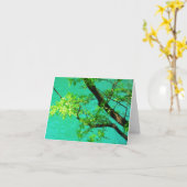 Notecard-stad bloem-11 kaart (Gele Bloem)