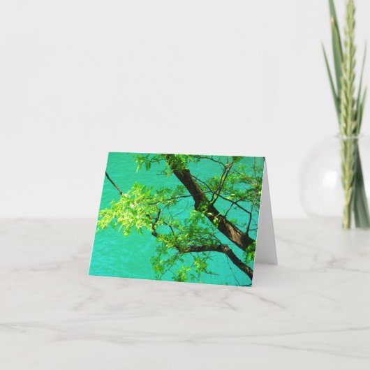 Notecard-stad bloem-11 kaart (Voorkant)