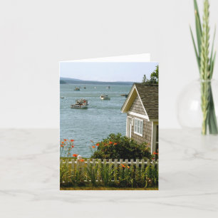 Notecard Stonington, Maine Kaart