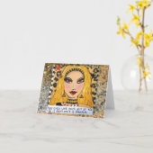 NOTECARD-U LEEF SLECHTS EENS KAART (Gele Bloem)