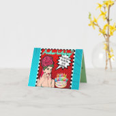 NOTECARD-verjaardag Kaart (Gele Bloem)