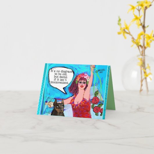 NOTECARD-verjaardagsKaart Kaart (Gele Bloem)