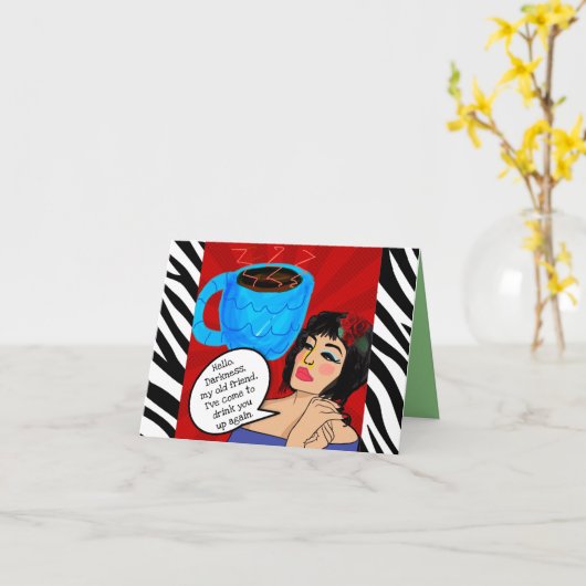 NOTECARD-verjaardagsKaart Kaart (Gele Bloem)