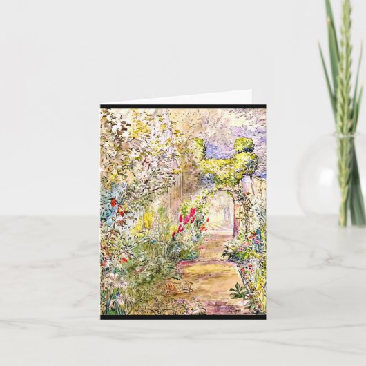 Notecard-vintage illustratie-Beatrix Pottenbakker Kaart (Voorkant)