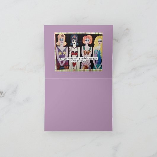 NOTECARD-VRIENDSCHAPPEN MOET OP SHENANIGANS WORDEN KAART (Binnen)