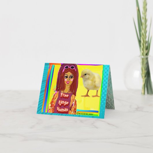 NOTECARD-vrij bereik voor mensen Kaart (Voorkant)