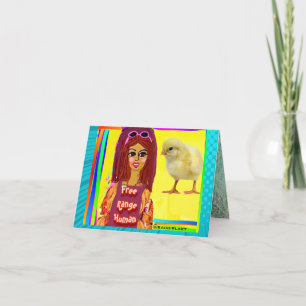 NOTECARD-Vrijranger mens Kaart