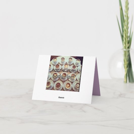 NOTECARD-WAT U ROEPEN EEN OCHTEND ZONDER KAART (Achterkant)