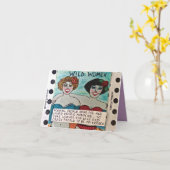 NOTECARD-WILD DE KAART VAN VROUWEN (Gele Bloem)