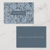 NOTECARD : WILLIAM MORRIS : JASMINE NOTITIEKAARTJE (Voorkant / Achterkant)