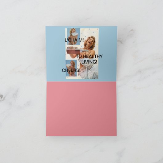 NOTECARD-WODKA WORDT GEMAAKT VAN AARDAPPELS KAART (Binnen)