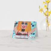 NOTECARD - ZE ARRESTEREN NAUWELIJKS ALLE OUDE MENS KAART (Gele Bloem)