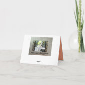 Notecard-ze had een geavanceerde graad kaart (Achterkant)