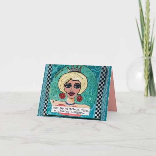 Notecard-ze had een geavanceerde graad kaart (Voorkant)