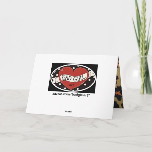 NOTECARD – ZE HAD ROZEN IN HAAR ZIEL KAART (Achterkant)