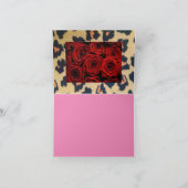 NOTECARD-ZE HAD ROZEN IN HAAR ZIEL KAART (Binnen)